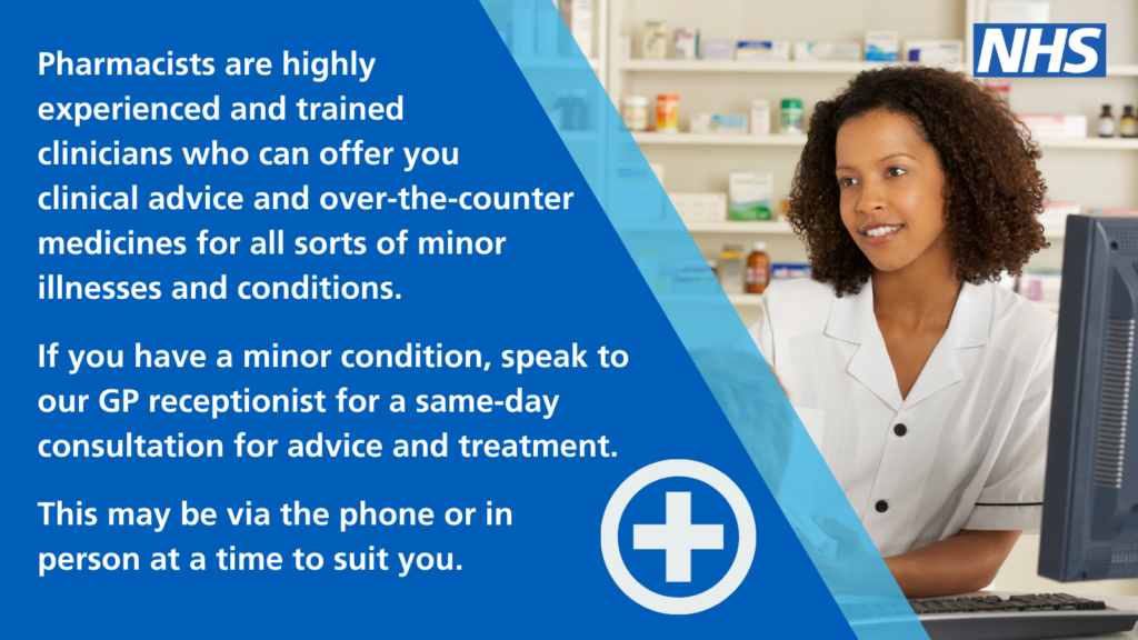 GP Community Pharmacy Consultation Service Queen Camel Medical Centre